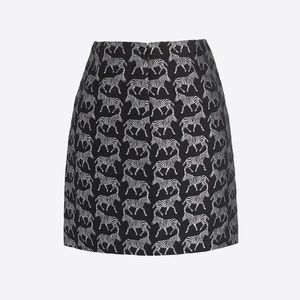 Women’s J. Crew Factory Zebra Skirt Size 0 EUC